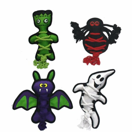 FLY FREE ZONE Halloween Cross-Ropes Assortment Dog Toys FL3631515